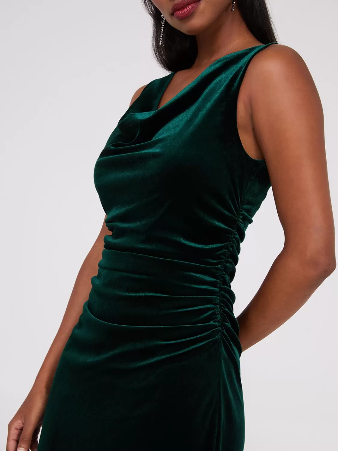 Suzy Shier Mini | Party Dresses*Velvet Cowl Neck Dress
