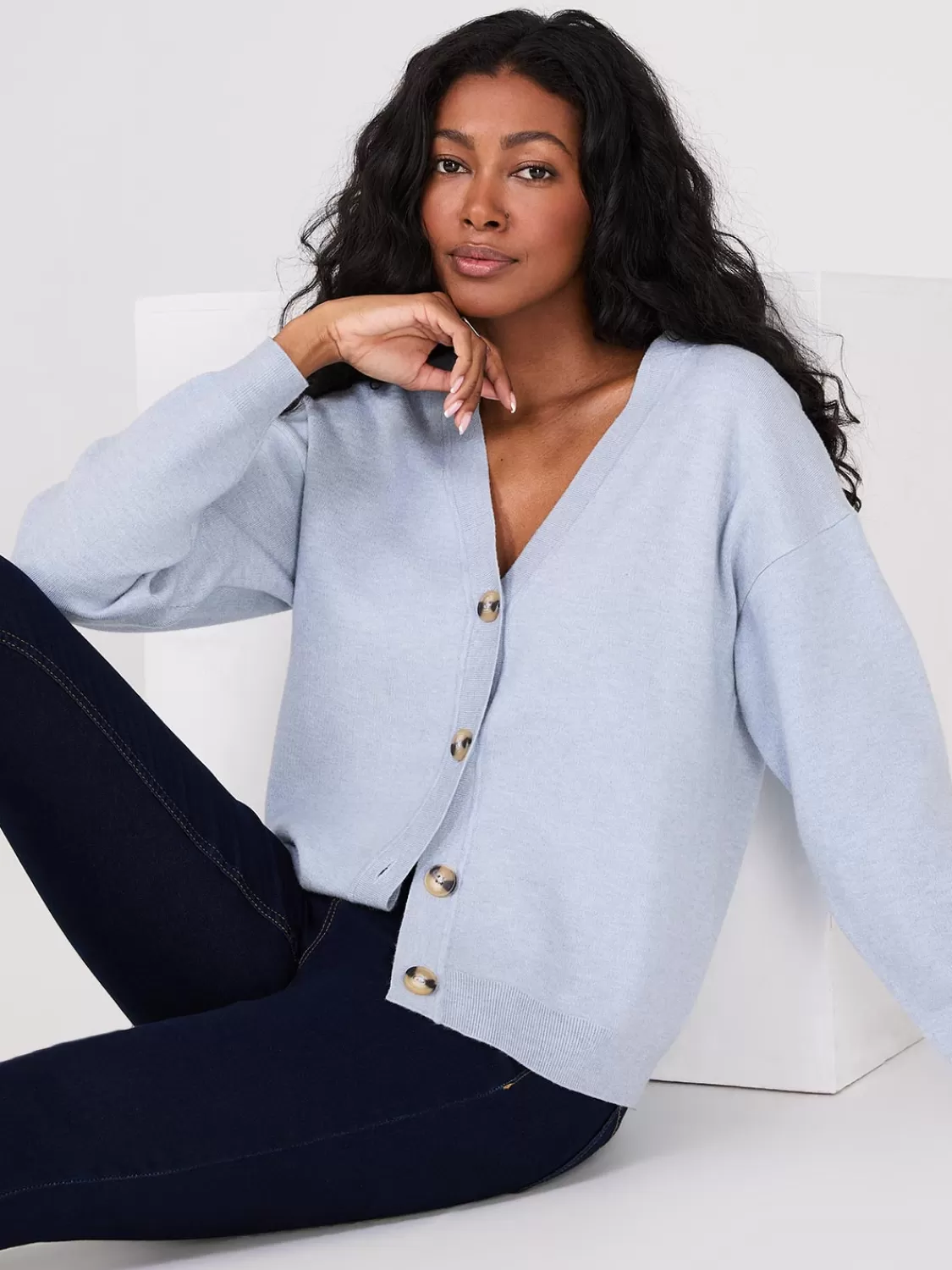 Suzy Shier Long Sleeve | Sweaters & Cardigans*V-Neck Knit Cardigan