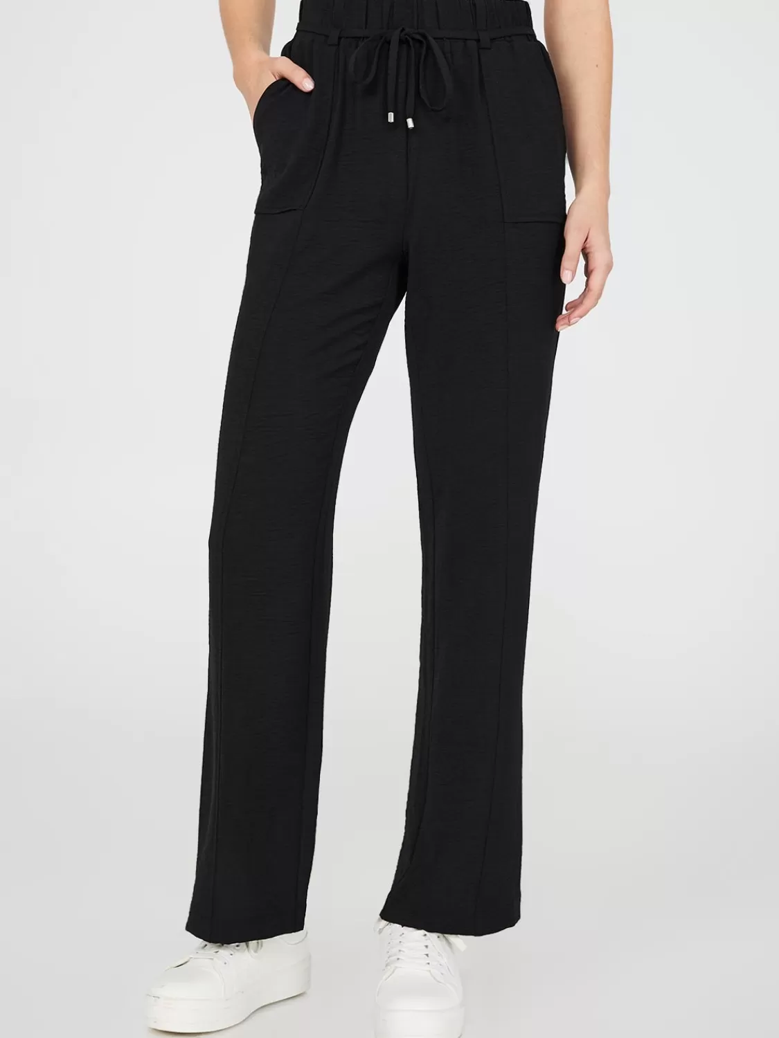 Suzy Shier Bottoms | Pants*Wide-Leg Pants With Porkchop Pockets
