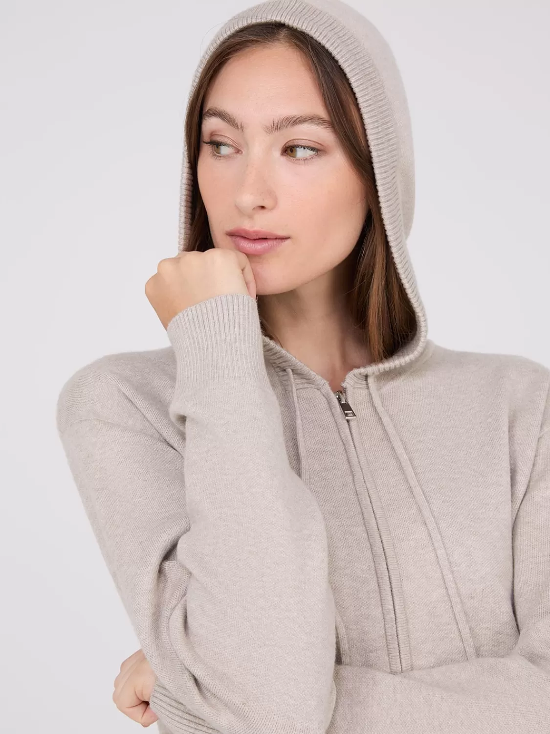 Suzy Shier Lounge & Pjs | Long Sleeve*Zip Up Hoodie